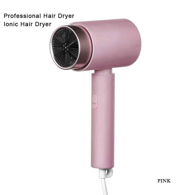 MYXNHF Hand-held electric hair dryers,Ionic Hair Dryer, 1800W Professional Hair Blow Dryer Fast Drying, Low Noise, Durable