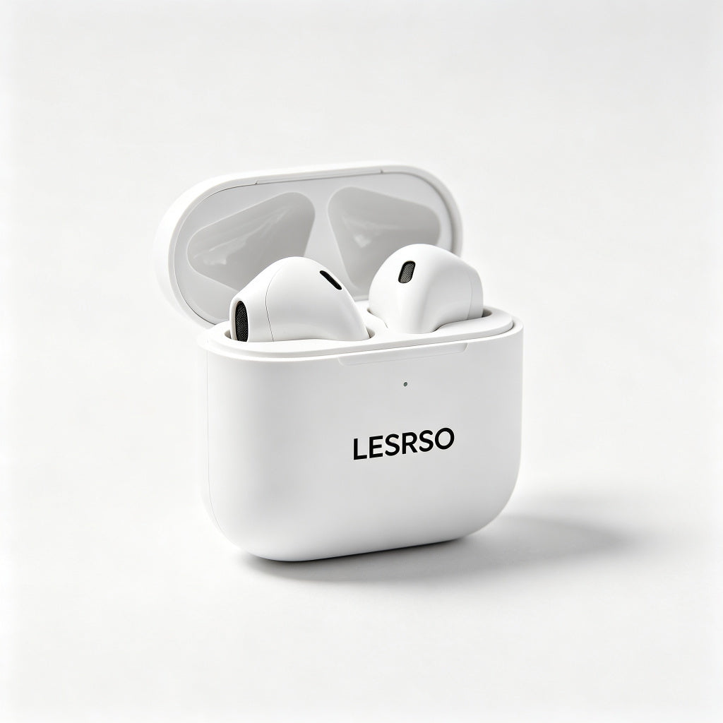 LESRSO Wireless Earbuds, Bluetooth 5.3 Headphones with HiFi Stereo Sound, 30H Playtime Charging Case, IPX5 Waterproof in Ear Earphones with Mic for Work Gym Travel