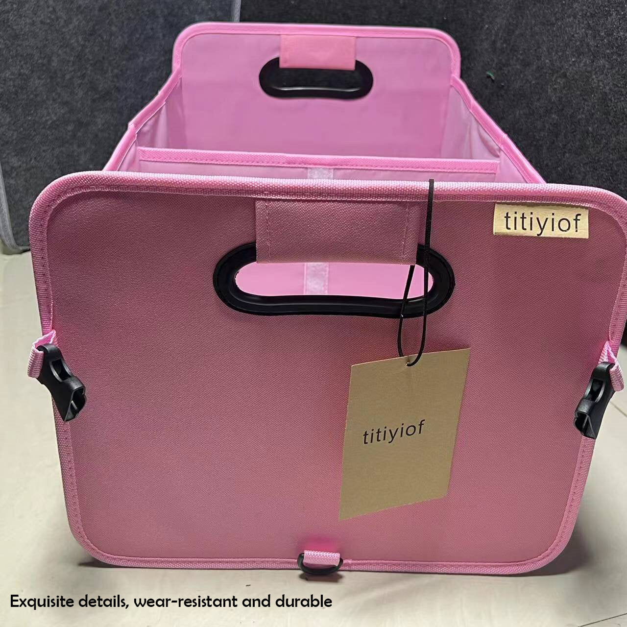 titiyiof car interior organizer bags, Storage Organizer for Car with 72L Large Capacity, Waterproof Collapsible and 11 Pockets