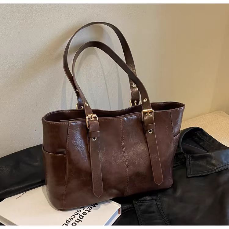 Anpilar Travelling bags Leather Duffel Bag Gym Large Travel Bag - Time Resistance