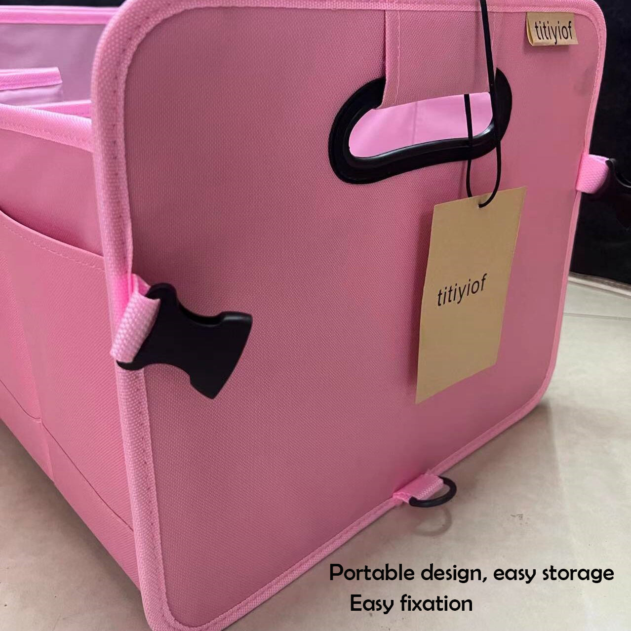 titiyiof car interior organizer bags, Storage Organizer for Car with 72L Large Capacity, Waterproof Collapsible and 11 Pockets