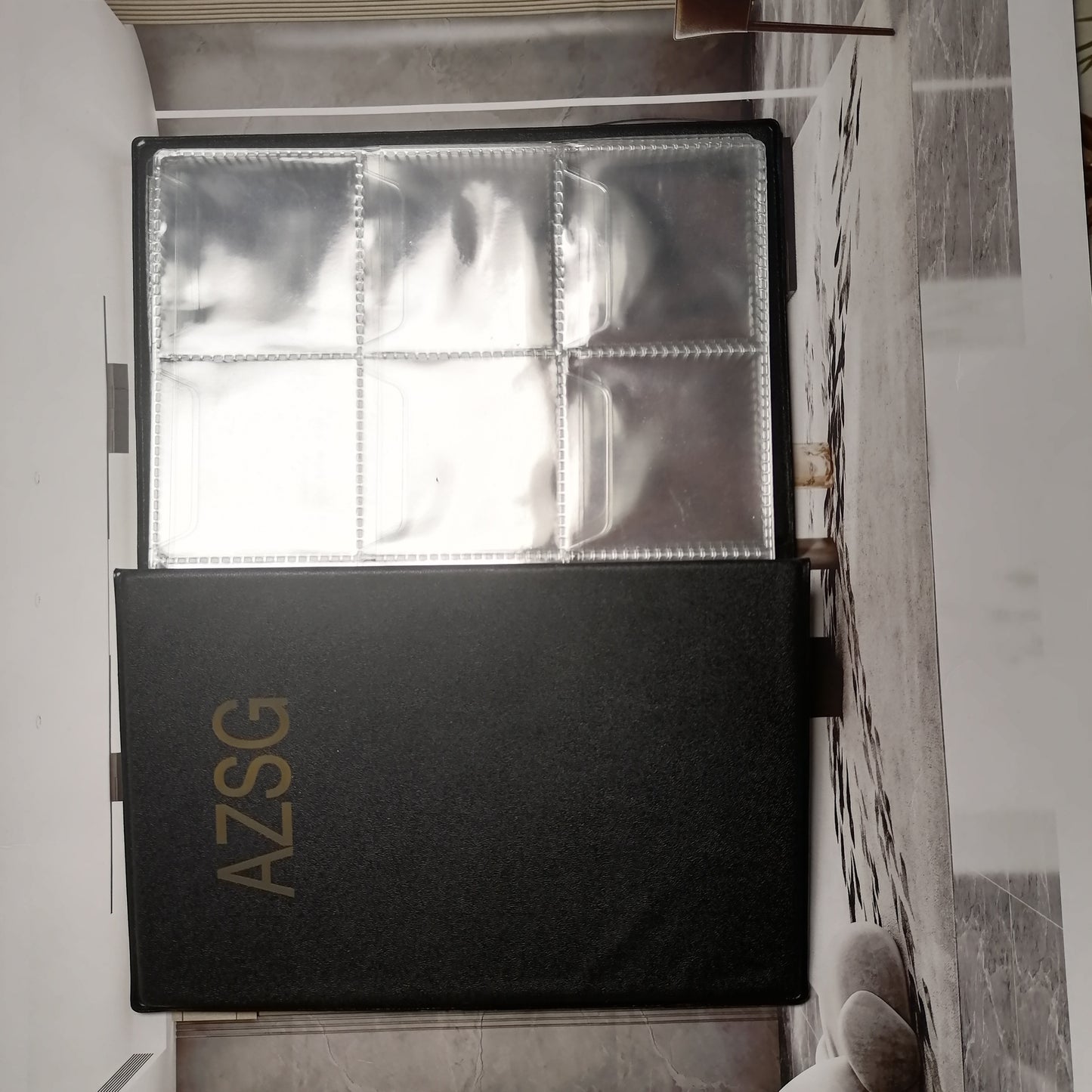 AZSG Albums for coins PVC Free 120 Pockets Coin Collecting Storage Album Organizer