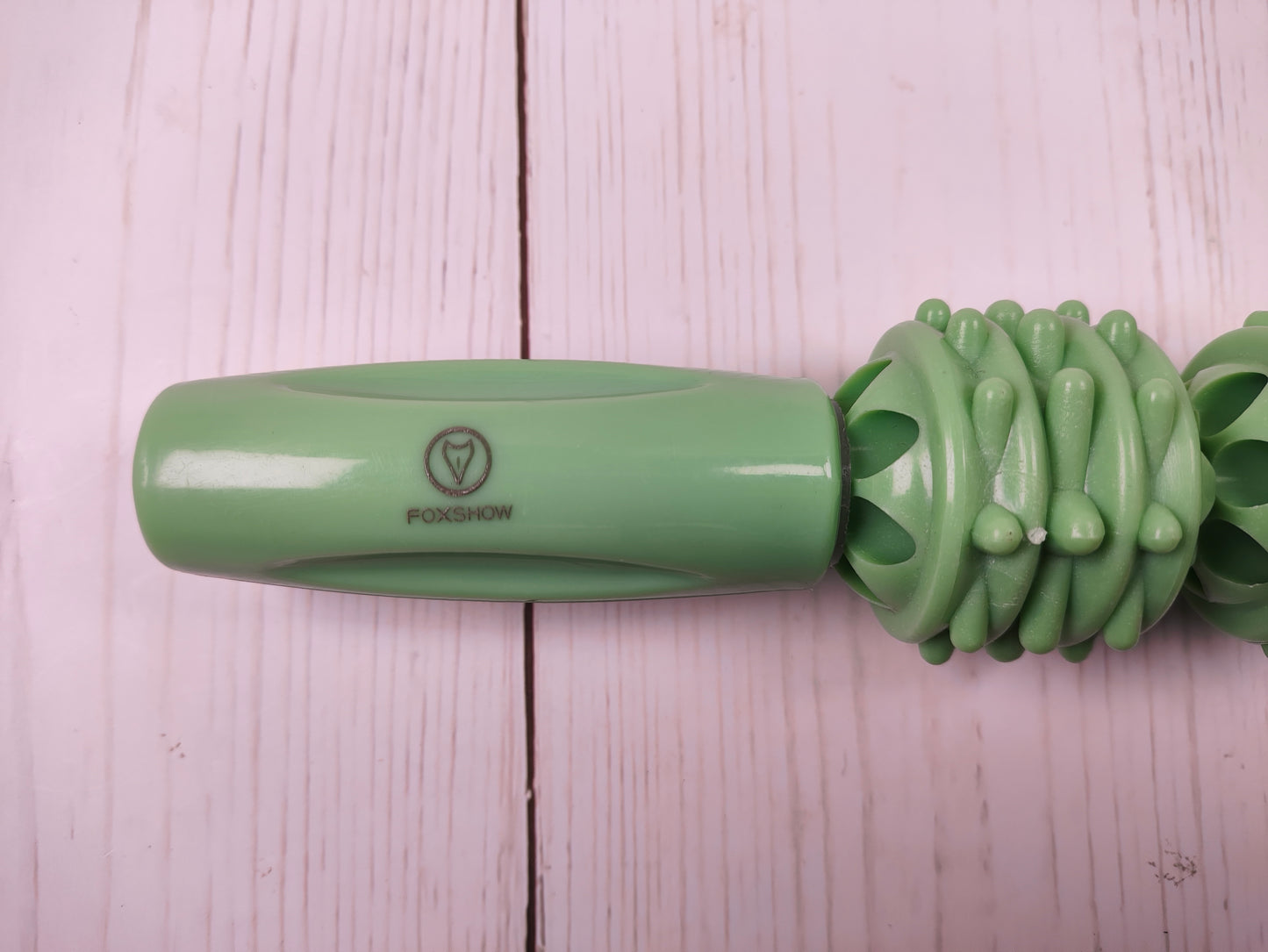 FOXSHOW Massage apparatus Handheld Roller Trigger Point Massager Stick for Fascia, Cellulite, Muscle & Abdomen , Body Therapy Massager, Muscle Belly Relief Tool