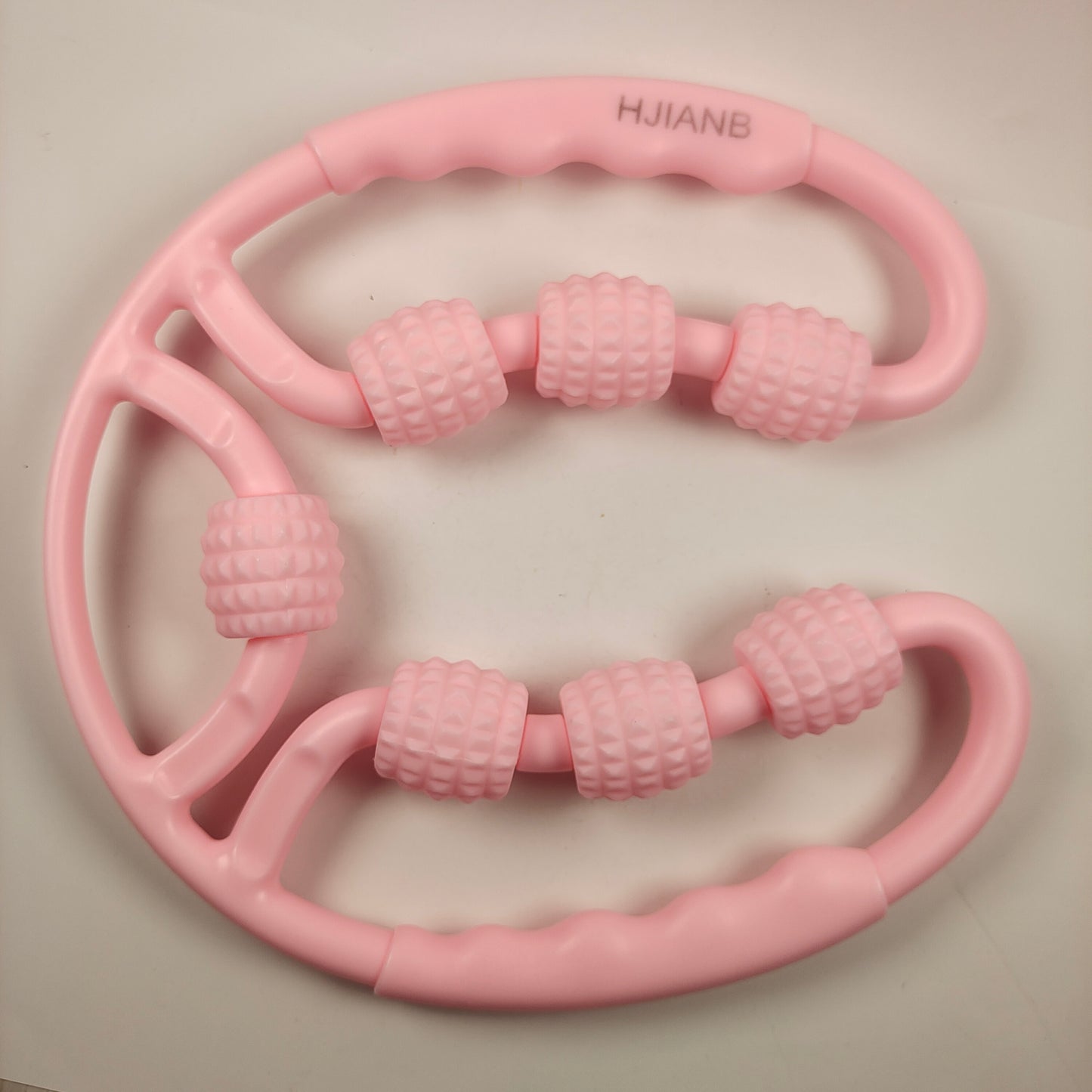 HJIANB Massage apparatus, Circular Muscle Roller Massager-360 degree 7 Wheels Massager for Leg Neck Hand Arm Muscle Relax Bodybuilding Equipment, 1 Count