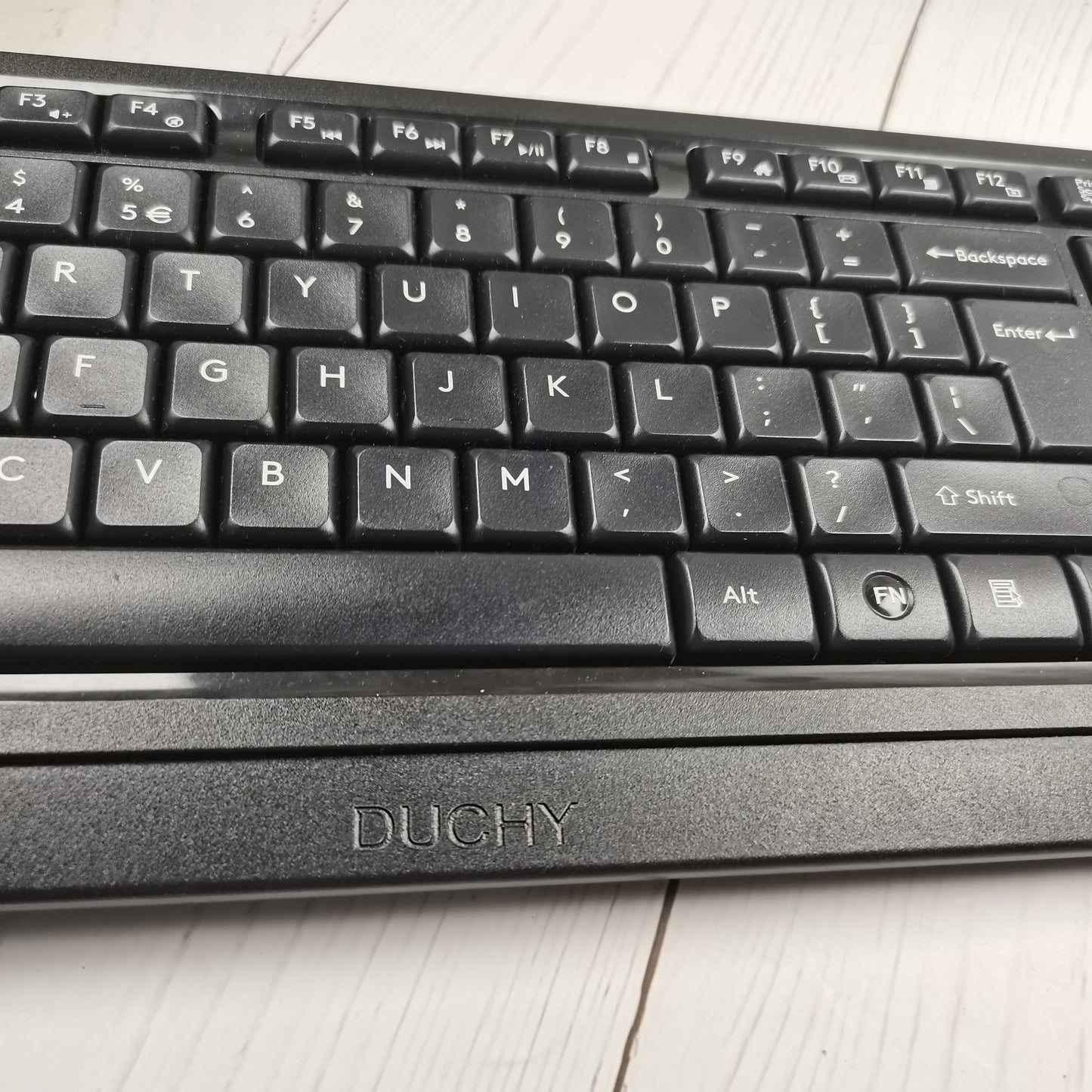 DUCHY Computer keyboards, Wireless Keyboard, Full-Sized Ergonomic Keyboard with Quiet Click keycap for Computer/Laptop