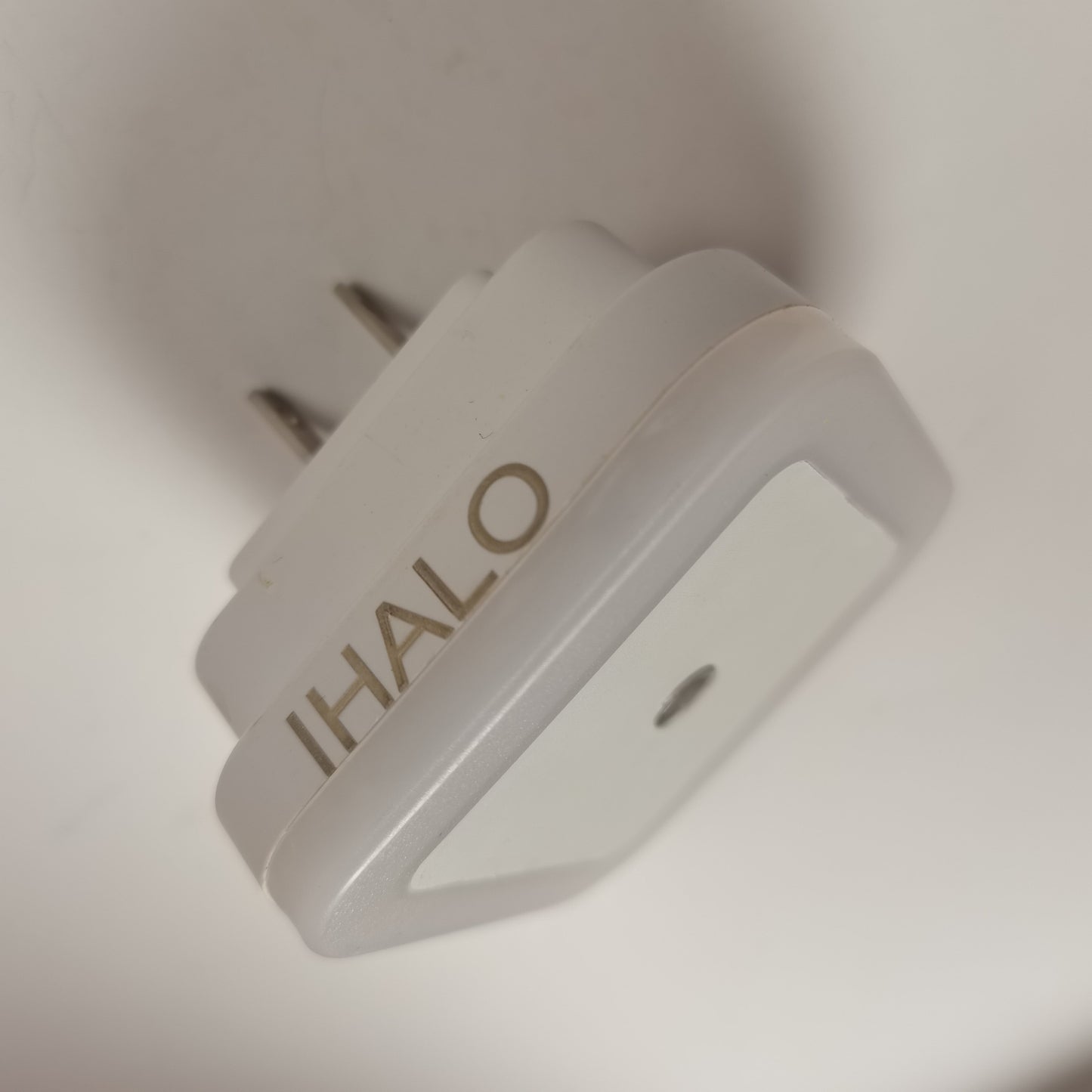 IHALO LED lamps, 0.5W Plug-in Auto LED Night Light Induction Sensor Control Bedside Light (White, Square), 4 Pcs