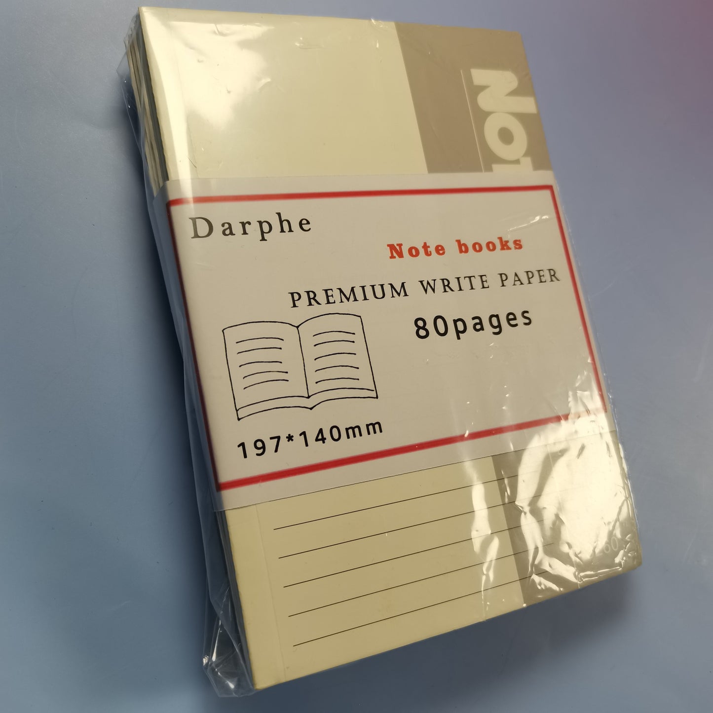 Darphe paper note books Journal Notebooks - for Writing 80 Pages, Soft Cover - Executive Notebooks for Work, Travel, College,10 Pcs