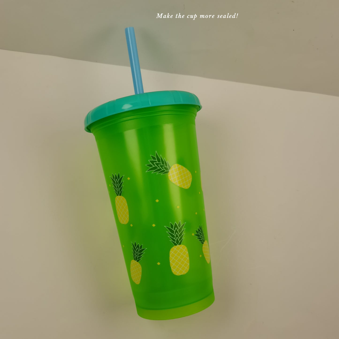 Coxentll Plastic lids for cups, Plastic Colorful Reusable Cups Lids for Drink Cups, Four colors set, 5 PCS
