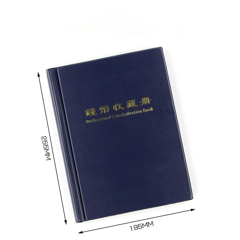 AZSG Albums for coins PVC Free 120 Pockets Coin Collecting Storage Album Organizer