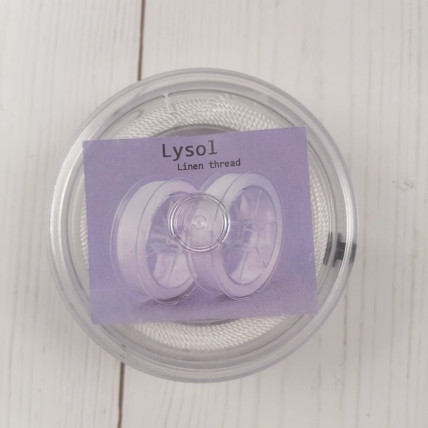 Lysol Linen thread 100m Length Round Flax Waxed Linen Sewing Cord Wax String Stitching Thread for Leather DIY Handmade