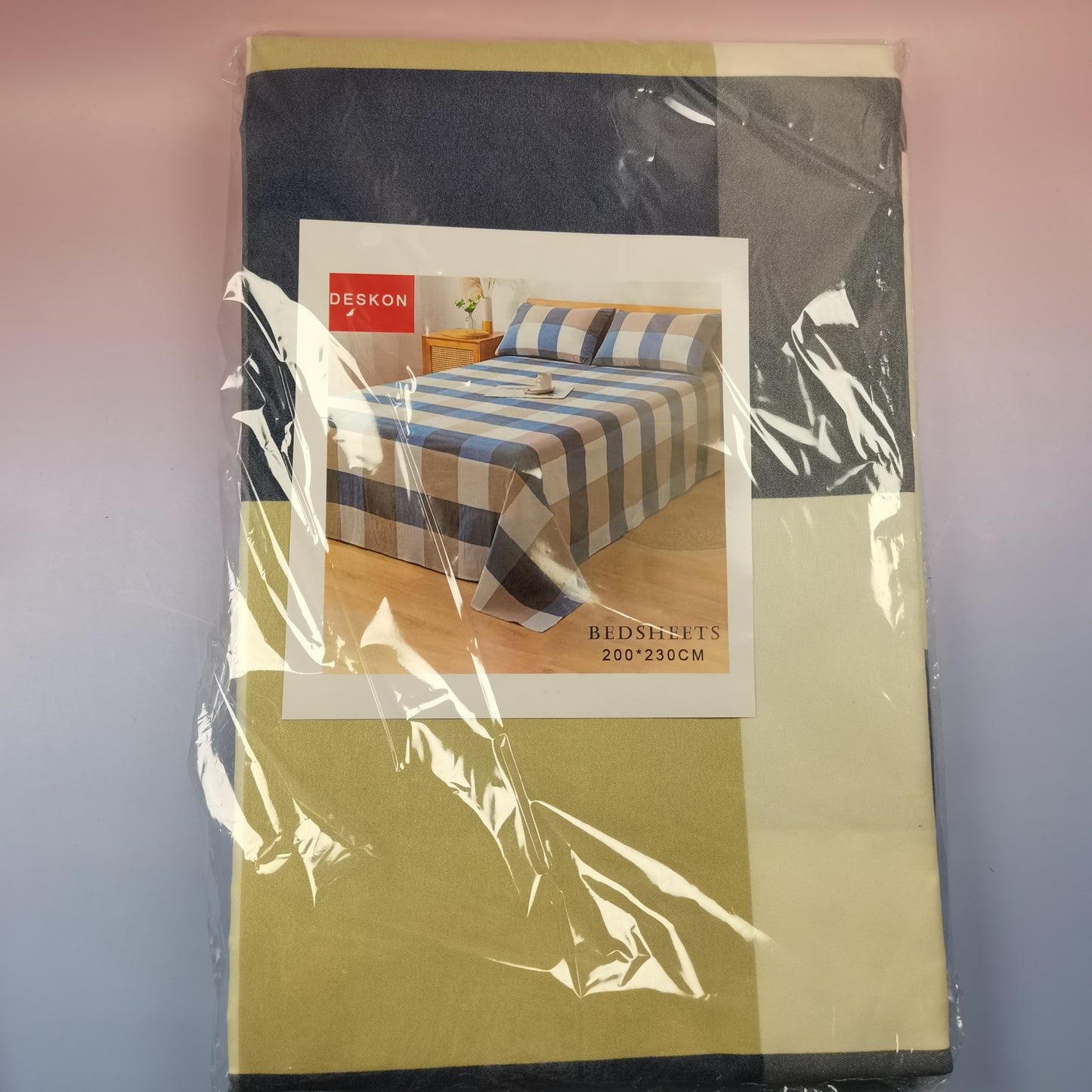 DESKON Bedsheets Leisure and comfortable style Breathable bed sheets, 200*230CM