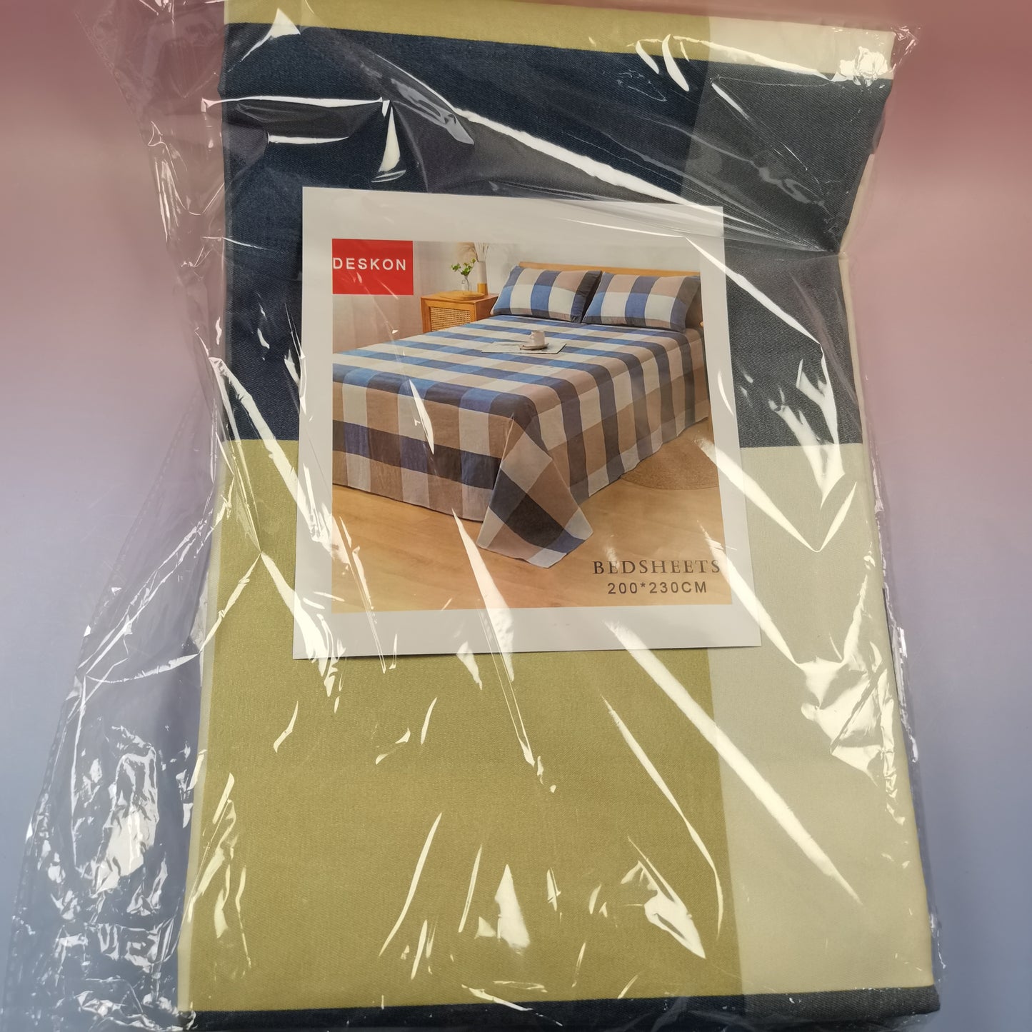 DESKON Bedsheets Leisure and comfortable style Breathable bed sheets, 200*230CM