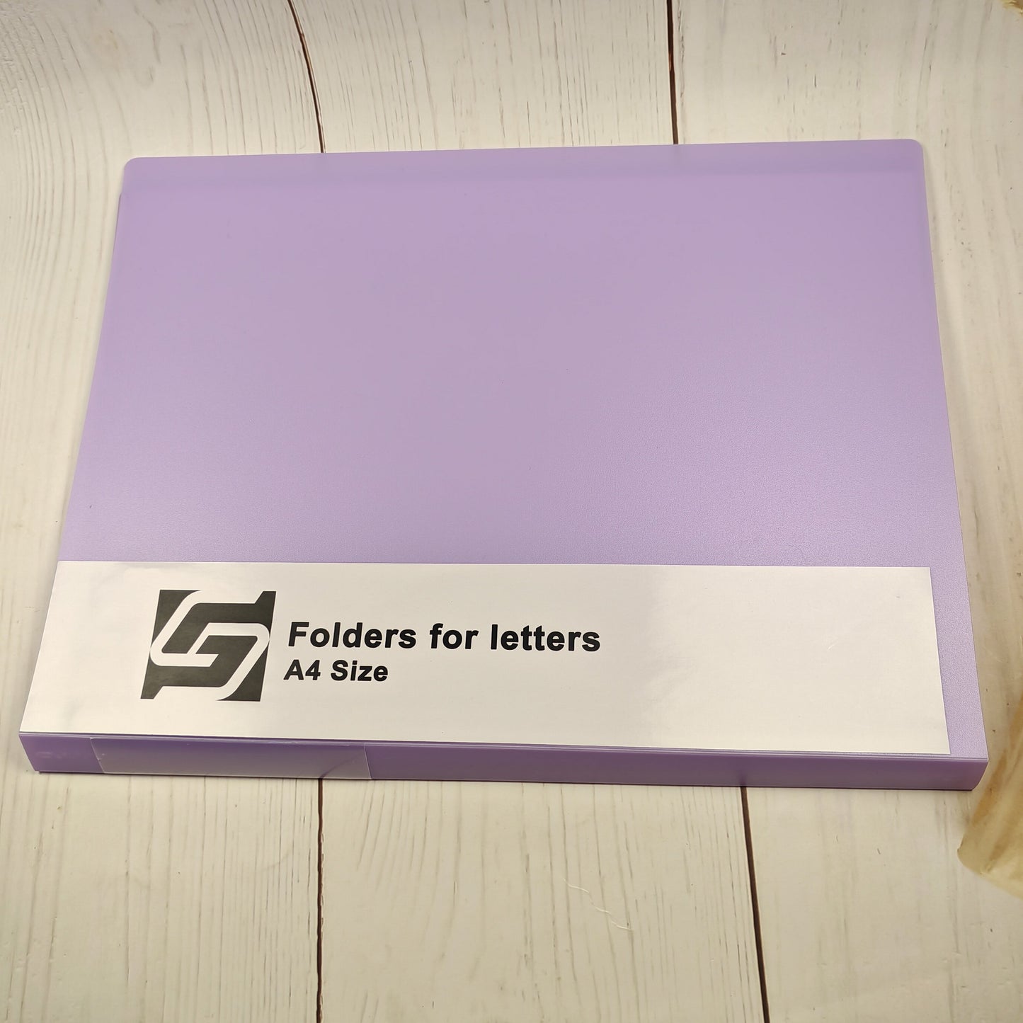 Folders for letters A4 Size File Folders, Office supplies, storage file Folders, Light purple, 5Pcs