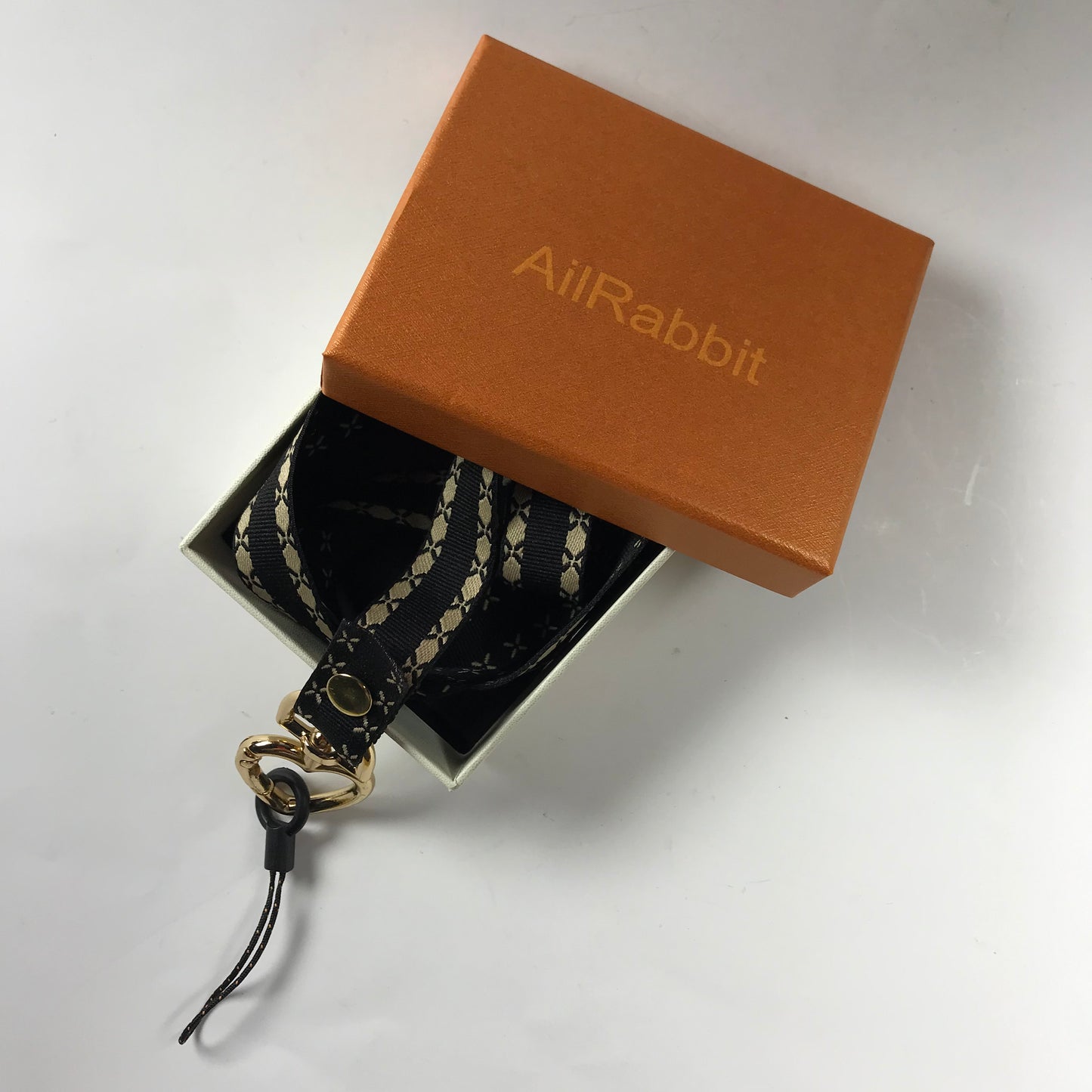 AilRabbit Lanyards for holding cell phones, Cell Phone strap Nylon Strap Tether for Around The Neck, Compatible for All Smartphones