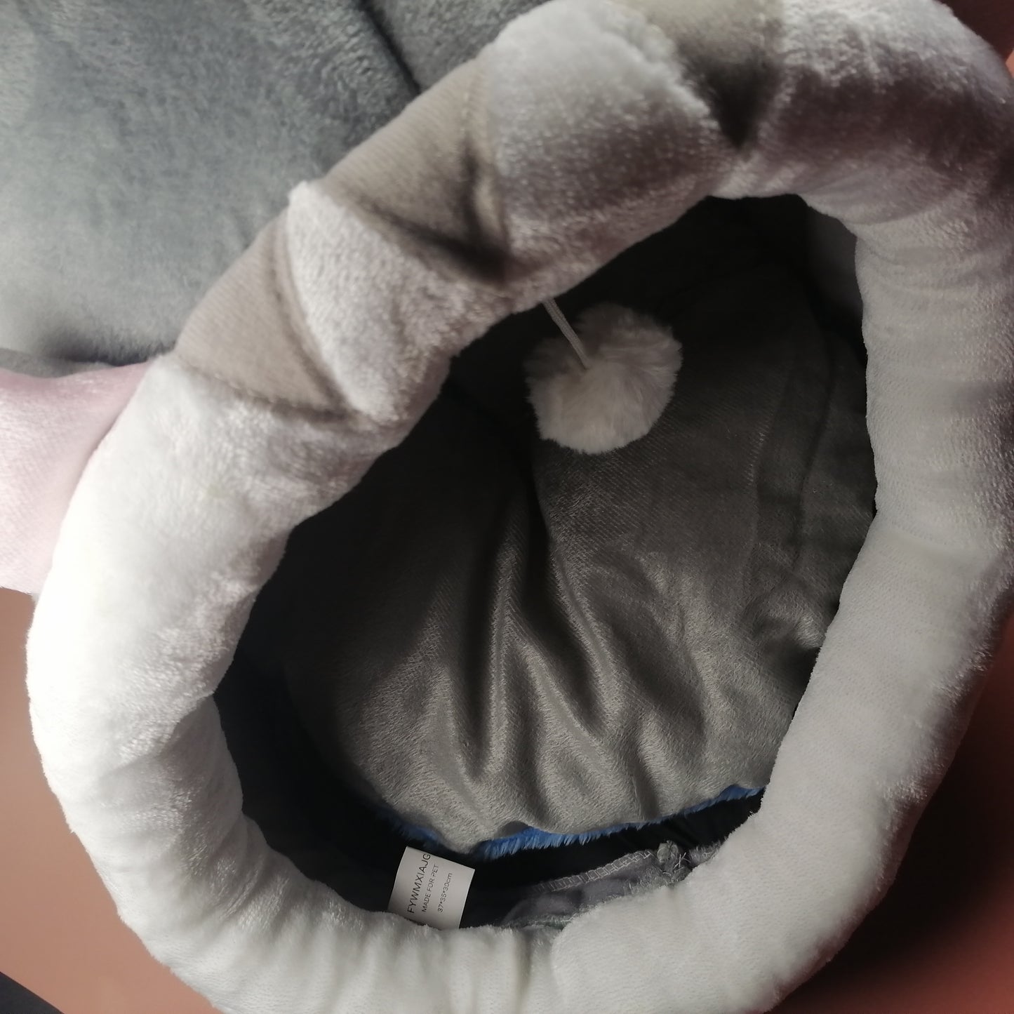 FYWMXIAJG Pet furniture, Beds for Indoor Small pet with Removable Cotton Pad, Super Soft (Grey)