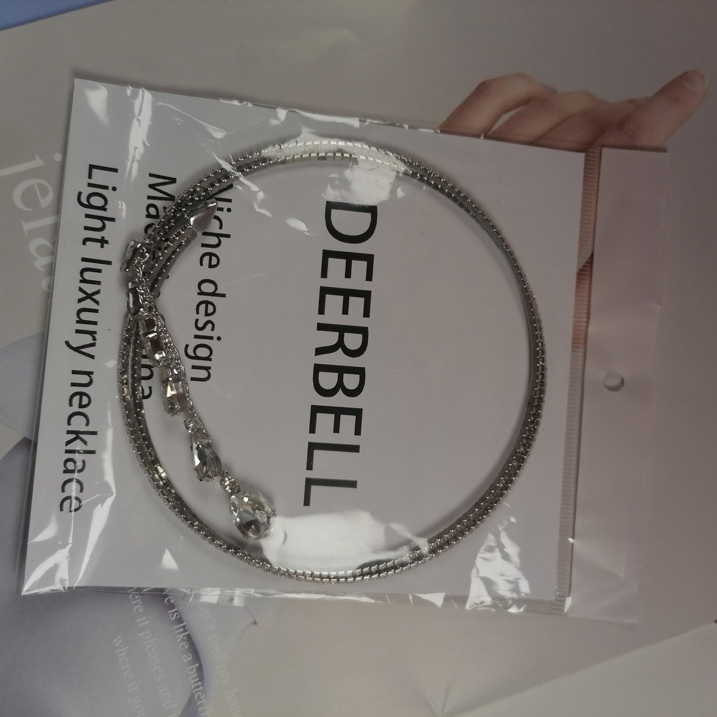 DEERBELL Charms for collar necklaces Light luxury goods, niche, high-end bride necklaces, women's necklaces, dress accessories