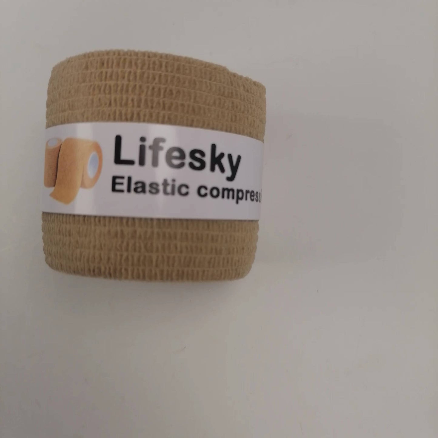Lifesky Elastic compression bandages. Latex-Free Elastic Wraps for Medical Sports Sprains, Injuries, Wrap Calf, Ankle Wrap Foot Compression