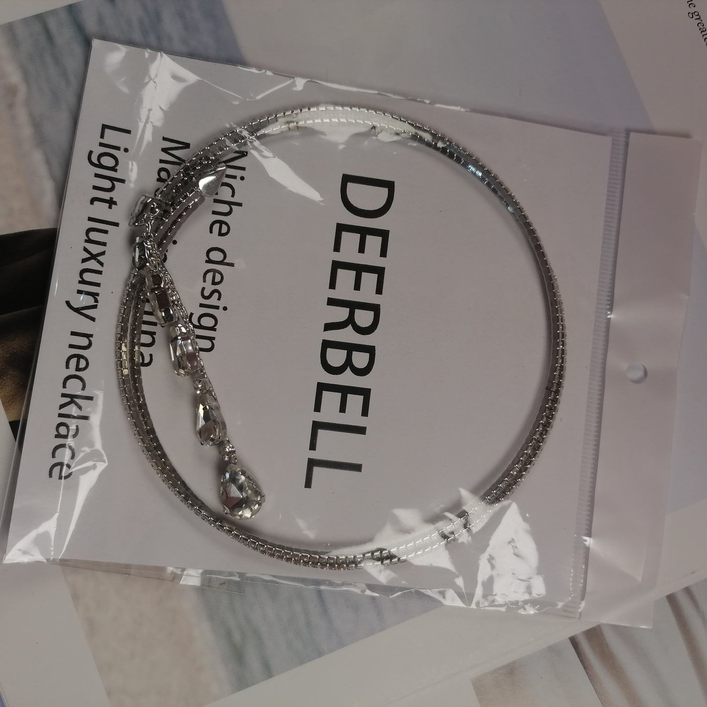 DEERBELL Charms for collar necklaces Light luxury goods, niche, high-end bride necklaces, women's necklaces, dress accessories