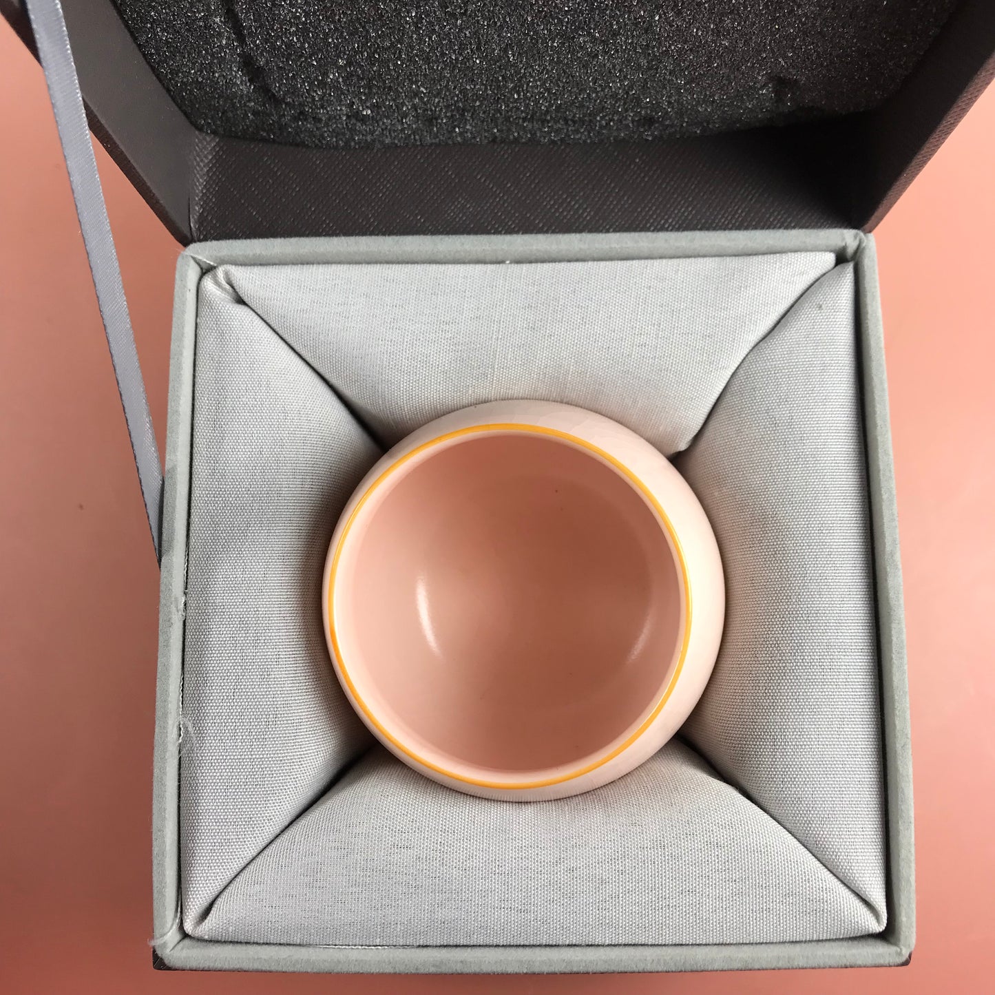 Earless bear tea cups, Exquisite ceramics tea cup, light pink 150ml
