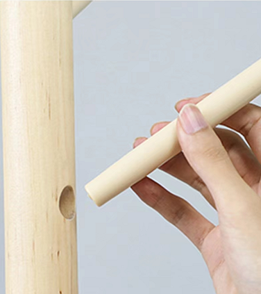 Fubeeser Coat racks,Easy Assembly Standard Rod for Hanging Clothes and hats