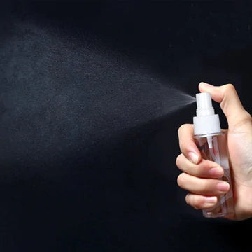 ALL4DETAIL 30PCS TRANSPARENT EMPTY SPRAY BOTTLES 50ML PLASTIC MINI REFILLABLE CONTAINER EMPTY COSMETIC CONTAINERS