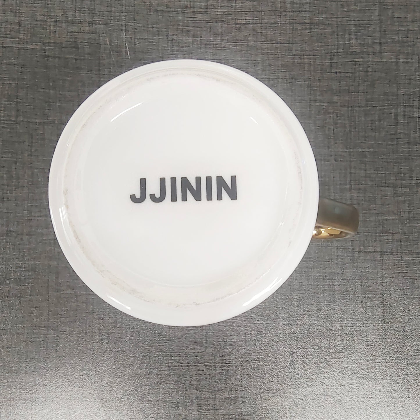 JJININ 350ml Mugs Coffee Cups Ceramic Nordic Style Office Gold Handle Mug Household Milk Tea Coffee Cup Drinkware