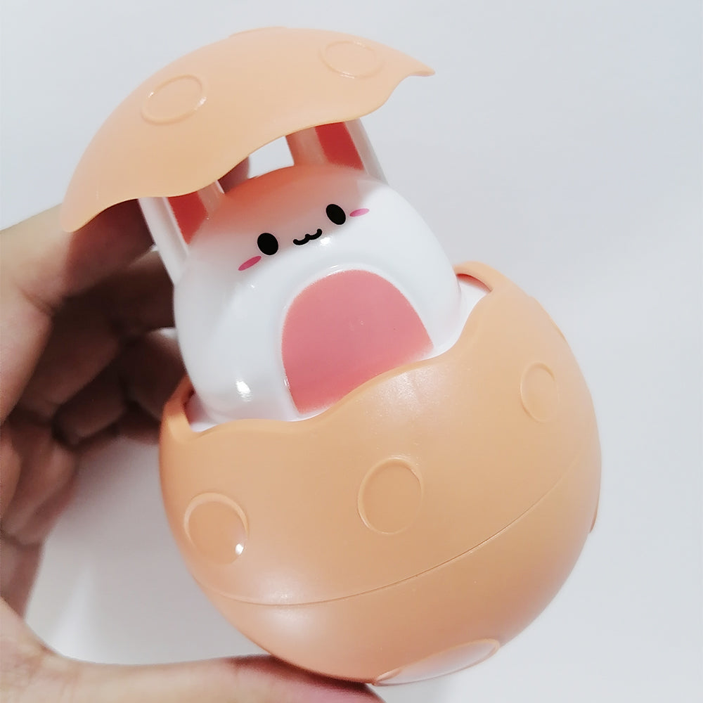 JFXDM Bathing Toys for Toddlers Bathing Rabbit Water Eggshell Baby Bathroom Floating Sprinkler Toy Bathtub toys