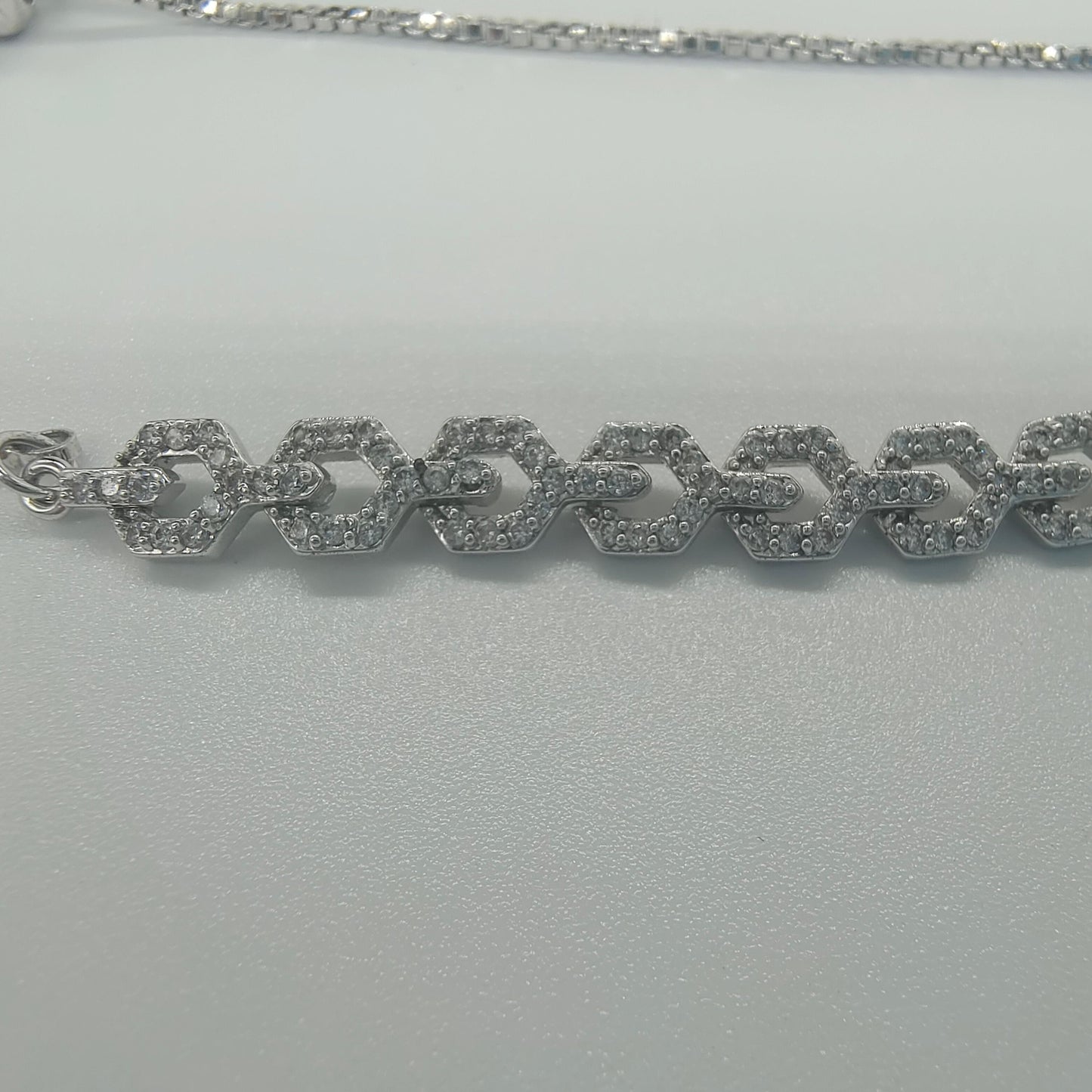 WASHNASH Authentic 925 Sterling Silver Infinity Adjustable Bracelet For Women Hot Fashion