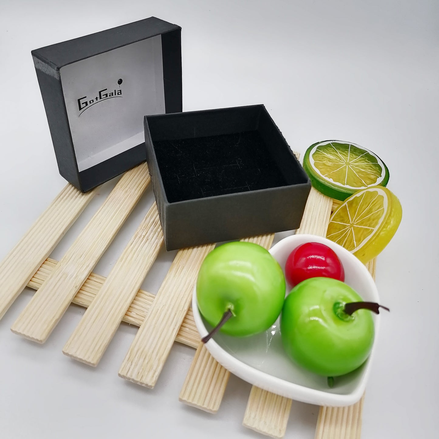 Gotgala Cardboard Jewelry Set Gift Box Ring Necklace Bracelets Earring Gift Packaging Boxes With Sponge Inside Rectangle
