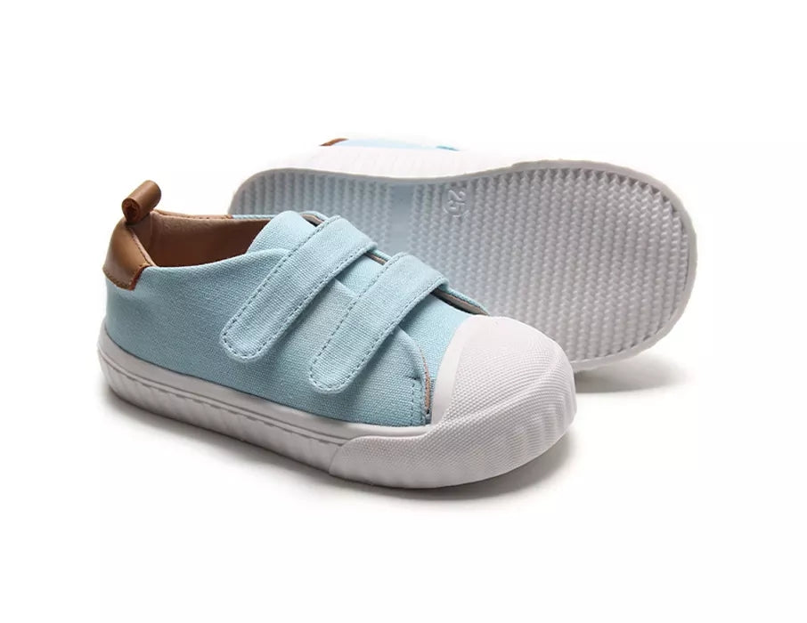 Dreama Fashion Baby Boys Girls Canvas Shoes All-match Walking Sneakers Magic Tape Children Shoes Comfortable Flat Baby Shoes