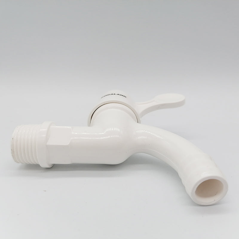 POCALAND Water Tap Faucet Wall Mounted Plastic with Single Spout 2Pack