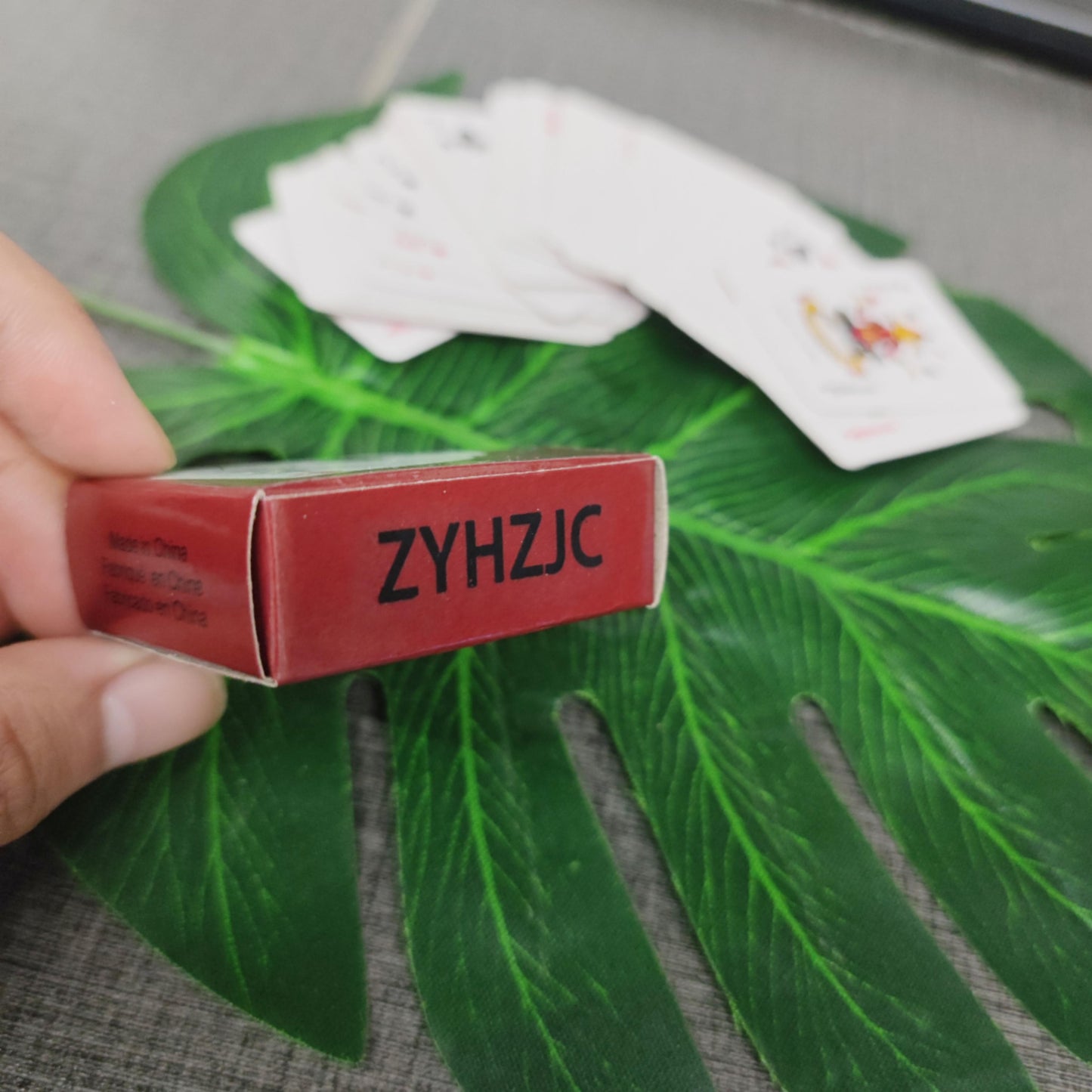 ZYHZJC 1pc Super Mini Playing Cards Miniature Plastic Coated Tiny Poker Card Deck NEW