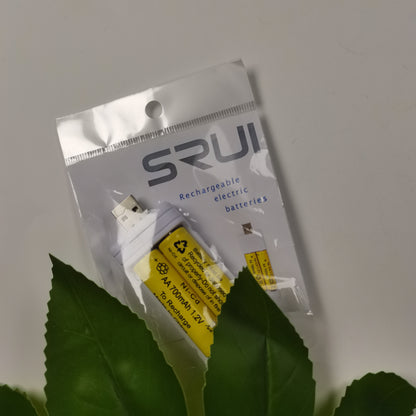 SRUI Rechargeable electric batteries，High Capacity 2800mAh, Long Service Life