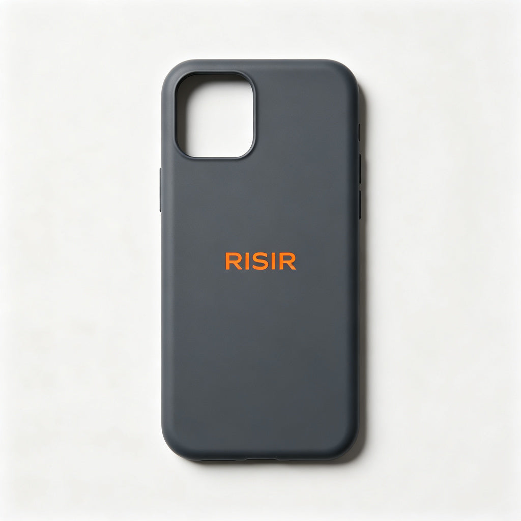 RISIR Phone Case, Slim Fit Soft TPU Protective Cover with Shockproof Bumper, Anti-Scratch Clear Phone Case for iPhone Samsung, Flexible Lightweight Case