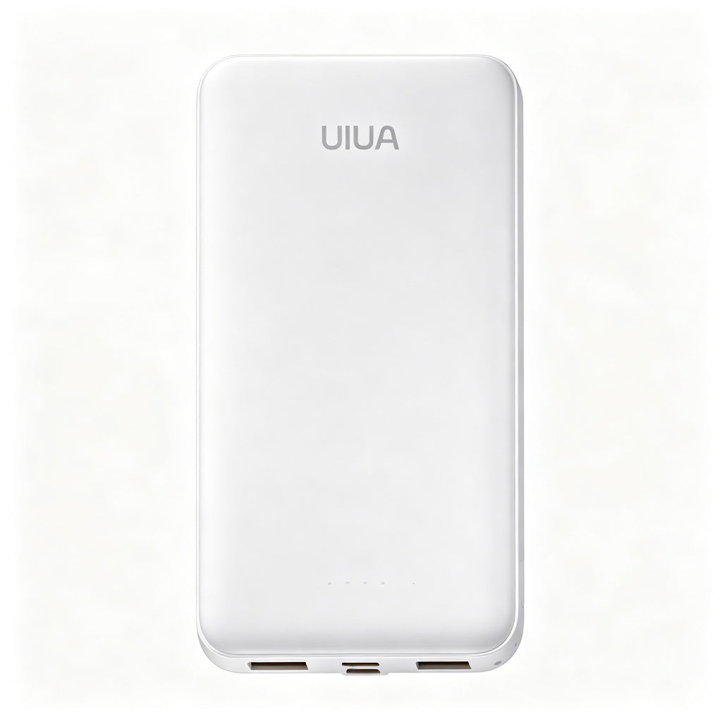 UIUA Portable Charger Power Bank, 10000mAh Fast Charging External Battery Pack with Dual USB Ports, Slim Lightweight Phone Charger for iPhone Samsung Android Travel