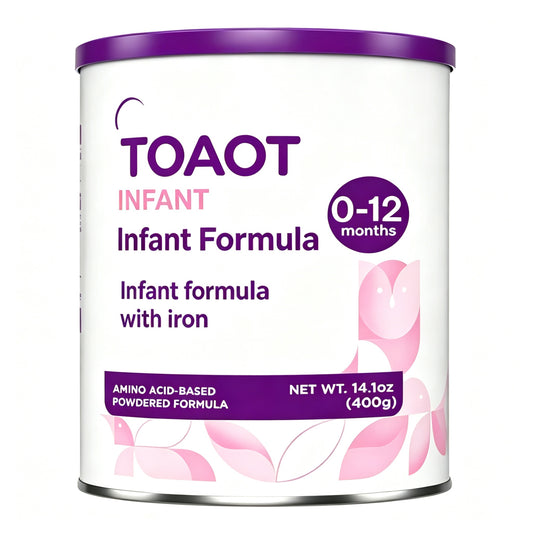 TOAOT Infant Formula, Stage 1 Baby Formula Powder with Iron, DHA & ARA for Brain Development, Prebiotics for Immune Support, Easy to Digest Milk Based Formula, 21oz Can