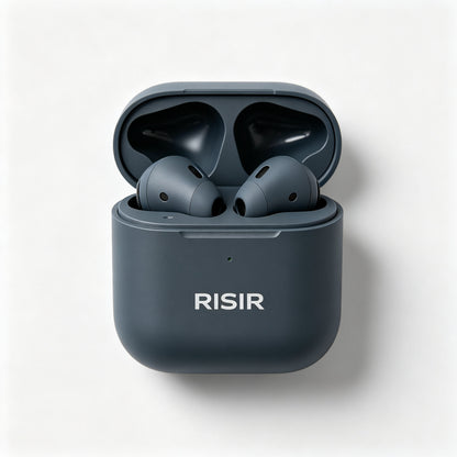 RISIR Wireless Earbuds, Bluetooth 5.3 Headphones with HiFi Stereo Sound, 30H Playtime Charging Case, IPX5 Waterproof in Ear Earphones with Mic for Work Gym Travel