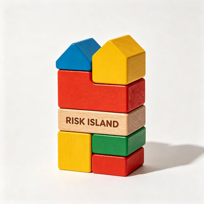 RISK ISLAND Building Blocks Set, 500 Pieces Classic Creative Bricks Construction Toys, STEM Educational Learning Building Toy for Kids Boys Girls Age 6+, Compatible with All Major Brands