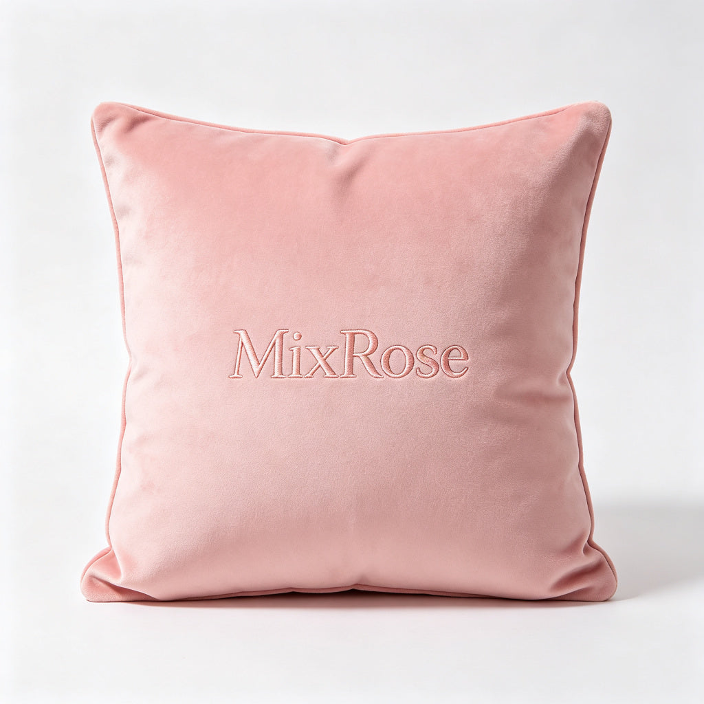MixRose Throw Pillow Covers, Set of 2 18x18 Inch Decorative Square Pillow Cases, Soft Linen Farmhouse Pillow Shams for Couch Sofa Bed Living Room Bedroom Car, Modern Home Decor