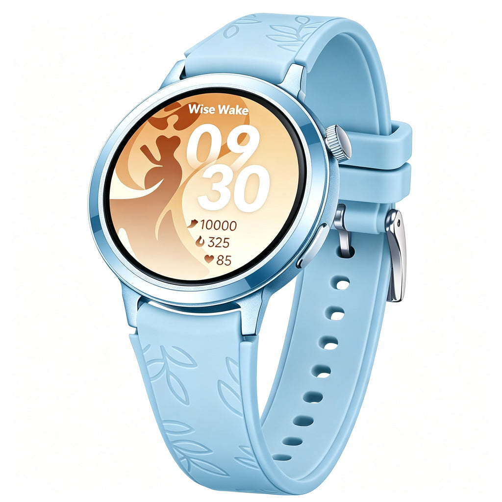 Wise Wake Smart Watch for Women Men, Fitness Tracker with Heart Rate Blood Oxygen Monitor, 1.7 Inch Touch Screen Smartwatch, IP68 Waterproof, Sleep Tracker for iOS Android
