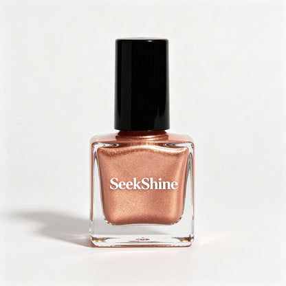 SeekShine Nail Polish, Quick Dry Long Lasting Gel Nail Lacquer, High Shine Chip Resistant Nail Art Polish, No UV Lamp Needed, Easy Apply & Remove