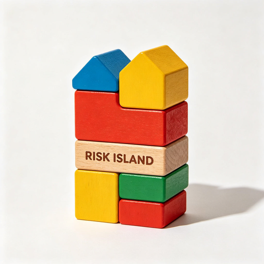 RISK ISLAND Building Blocks Set, 500 Pieces Classic Creative Bricks Construction Toys, STEM Educational Learning Building Toy for Kids Boys Girls Age 6+, Compatible with All Major Brands