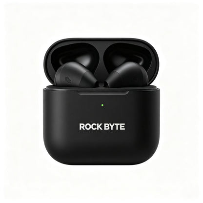 ROCK BYTE Wireless Earbuds, Bluetooth 5.3 Headphones with HiFi Stereo Sound, 30H Playtime Charging Case, IPX5 Waterproof in Ear Earphones with Mic for Work Gym Travel