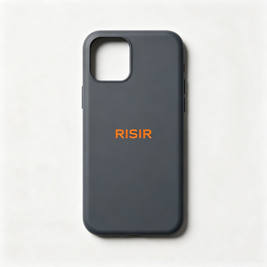RISIR Phone Case, Slim Fit Soft TPU Protective Cover with Shockproof Bumper, Anti-Scratch Clear Phone Case for iPhone Samsung, Flexible Lightweight Case