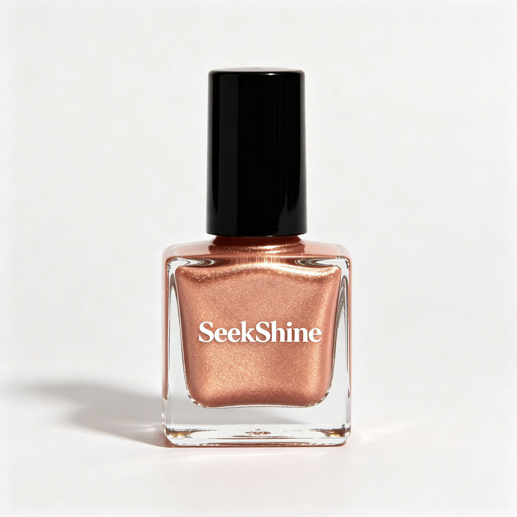 SeekShine Nail Polish, Quick Dry Long Lasting Gel Nail Lacquer, High Shine Chip Resistant Nail Art Polish, No UV Lamp Needed, Easy Apply & Remove