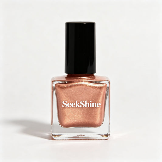 SeekShine Nail Polish, Quick Dry Long Lasting Gel Nail Lacquer, High Shine Chip Resistant Nail Art Polish, No UV Lamp Needed, Easy Apply & Remove
