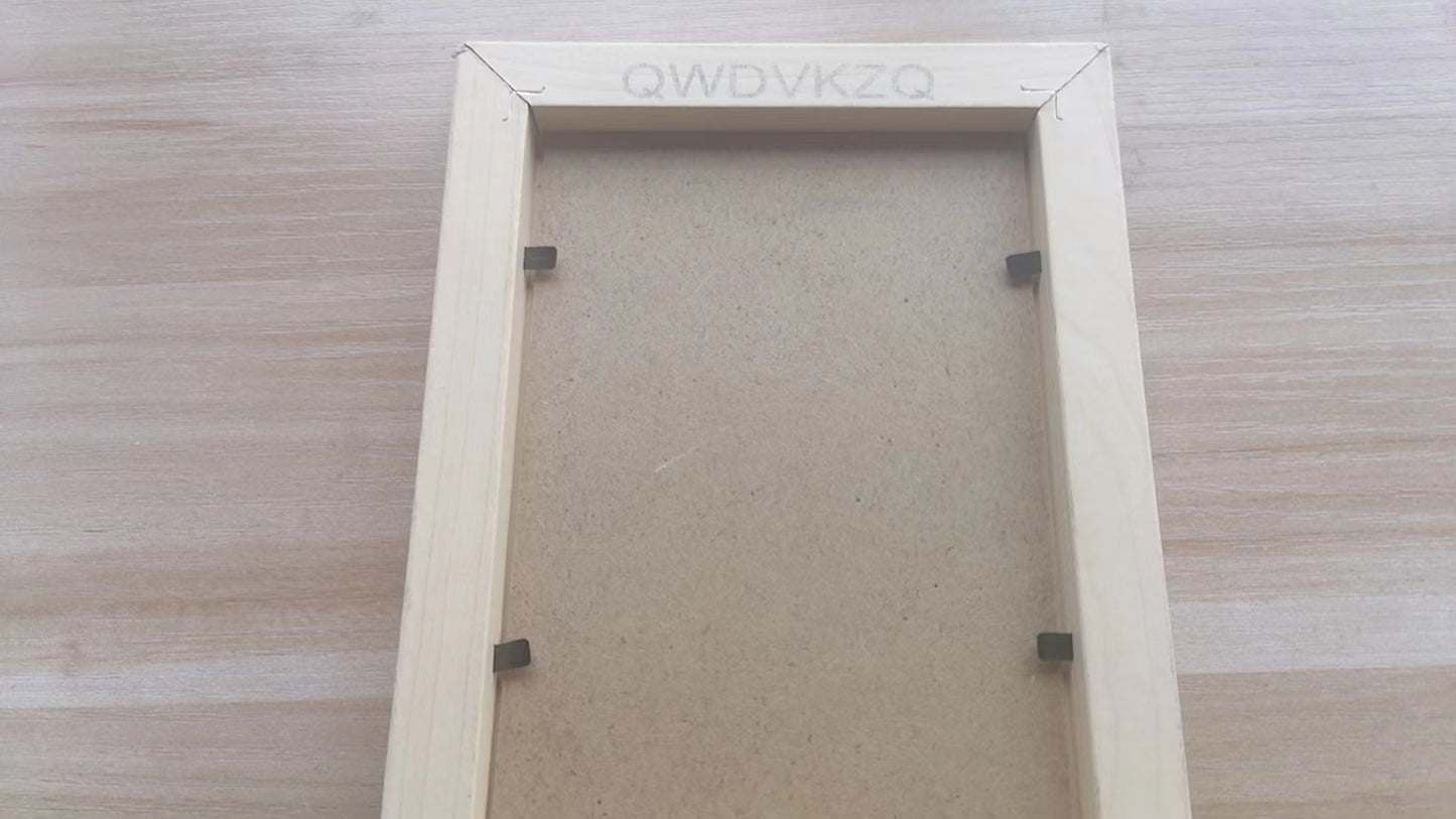 QWDVKZQ Photo frame Minimalist photo frame, can be placed on the table and hung on the wall