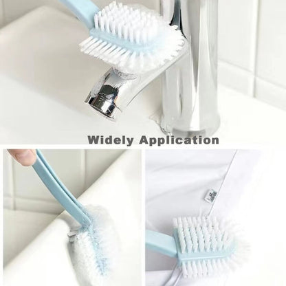 COVITKAN Cleaning brushes for household Ergonomic Long Handle Cleaner Brush, Bathroom cleaning brush Shoes brush, 2Pcs