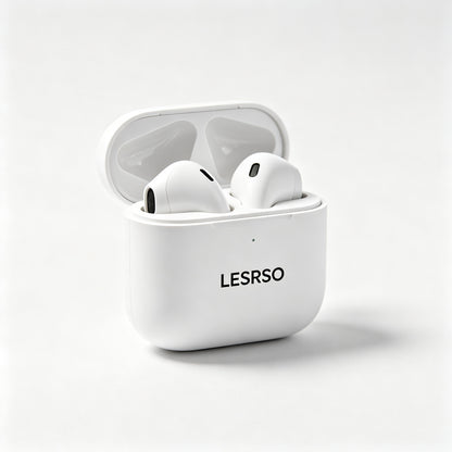 LESRSO Wireless Earbuds, Bluetooth 5.3 Headphones with HiFi Stereo Sound, 30H Playtime Charging Case, IPX5 Waterproof in Ear Earphones with Mic for Work Gym Travel