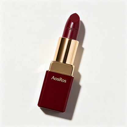 AosRos Matte Lipstick, Long Lasting Waterproof Lip Stick, High Pigmented Velvet Lip Makeup with Moisturizing Formula, Non-Stick Cup Lip Color for Daily Party Wedding